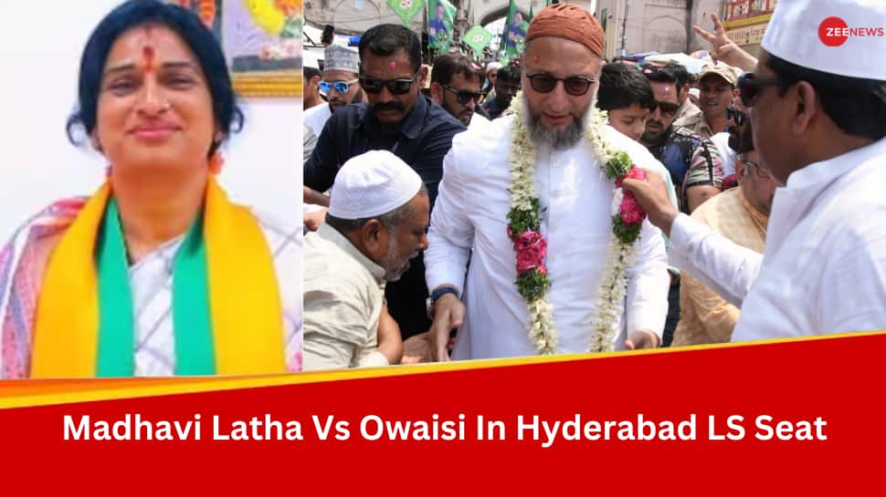 Hyderabad Lok Sabha Elections 2024: BJPs Madhavi Latha Faces Stiff Competition From Asaduddin Owaisi