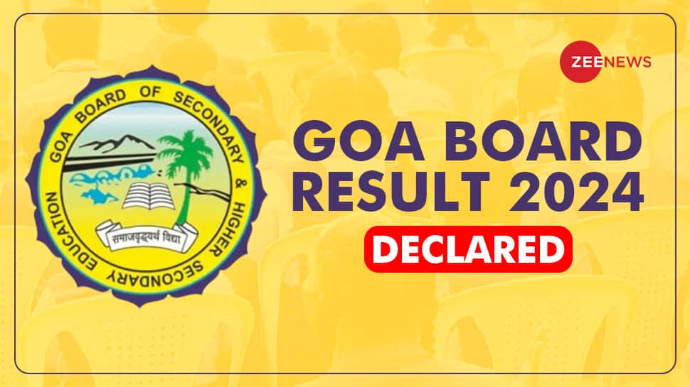 GBSHSE Result 2024: Goa Board Class 12th Result Declared At gbshse.in- Check Steps To Download, Pass Percentage Here