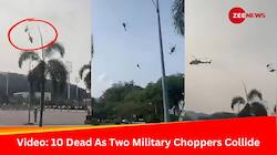 Video: 10 Dead As Two Military Choppers Collide Mid-air In Malaysia
