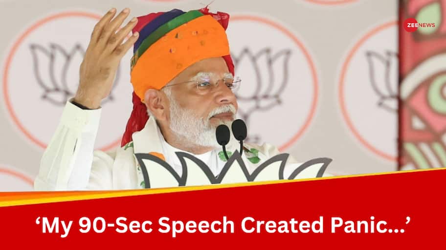'My 90-Sec Speech Created Panic...': PM Modi's Dig At Congress ...