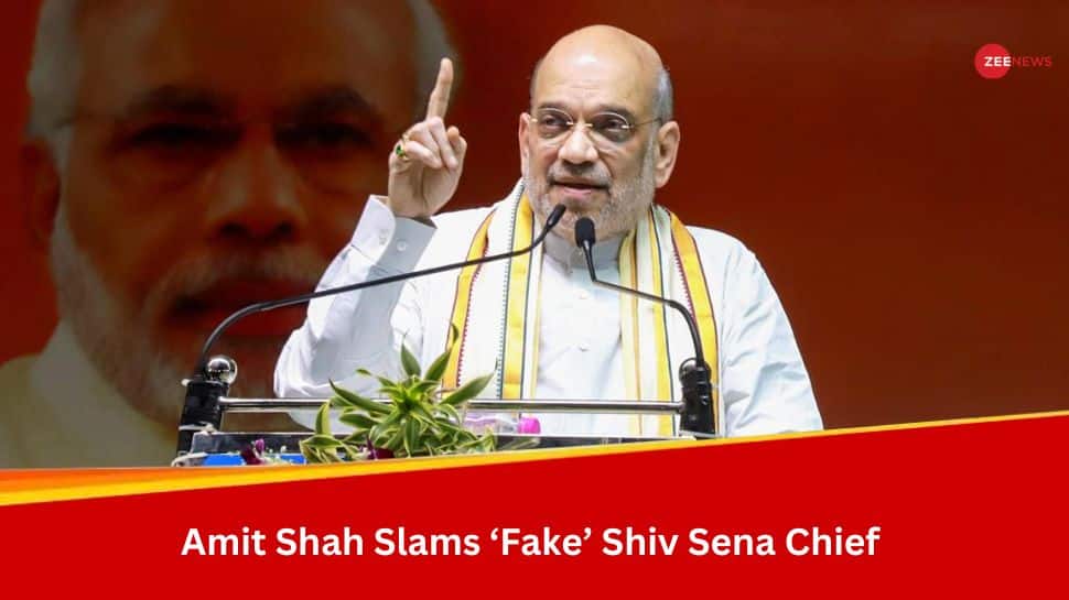 Fake Shiv Sena Chief Didnt Attend Pran Pratishtha Due To Sonia Gandhis Fear: Amit Shah Attacks Uddhav Thackeray