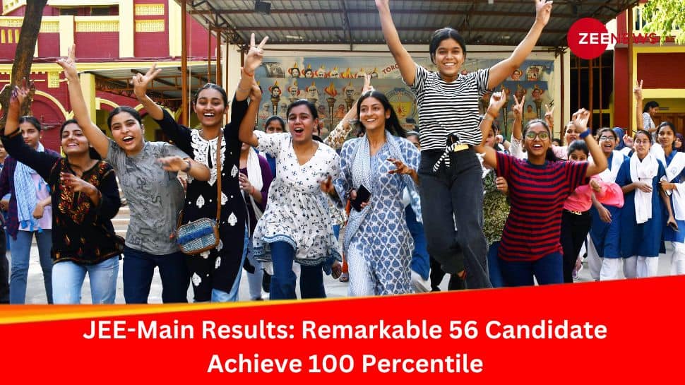 JEE-Main Results: Remarkable 56 Candidates Achieve 100 Percentile; Check Cut-offs, Break-up Of Top Scorers, More 