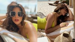 Shama Sikander Flaunts Her Perfect Curves In Neon-Yellow Monokini 