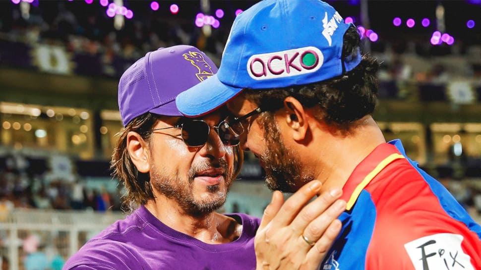 Shah Rukh Khan Surprises Sourav Ganguly With A WARM Hug After KKR Thrash DC In IPL 2024; Watch