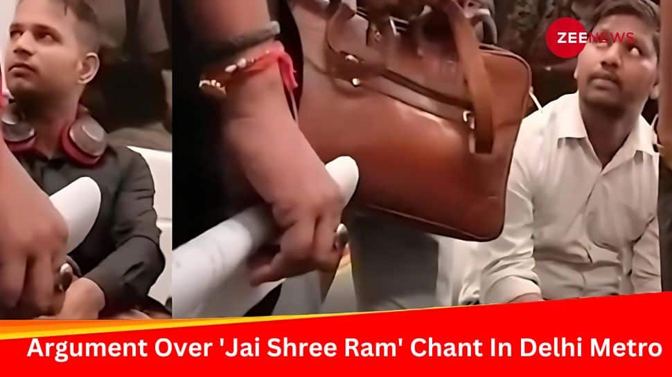 Video: Argument Over &#039;Jai Shree Ram&#039; Chant In Delhi Metro Goes Viral; Netizens Say, &#039;Chad Moment&#039;