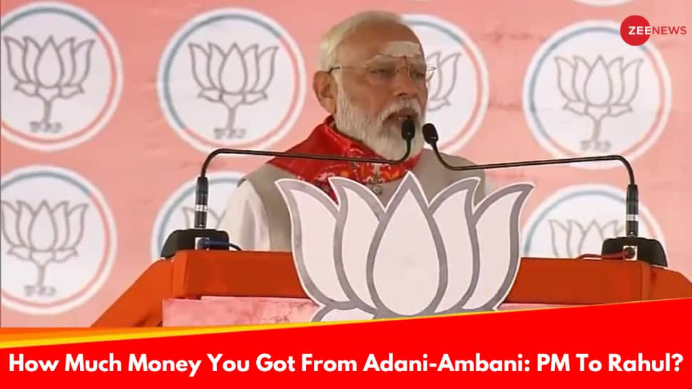 &#039;Congress Ne Kitna Maal Uthaya?...&#039;: PM Accuses Rahul Of Keeping Mum On Adani-Ambani After Elections Announced