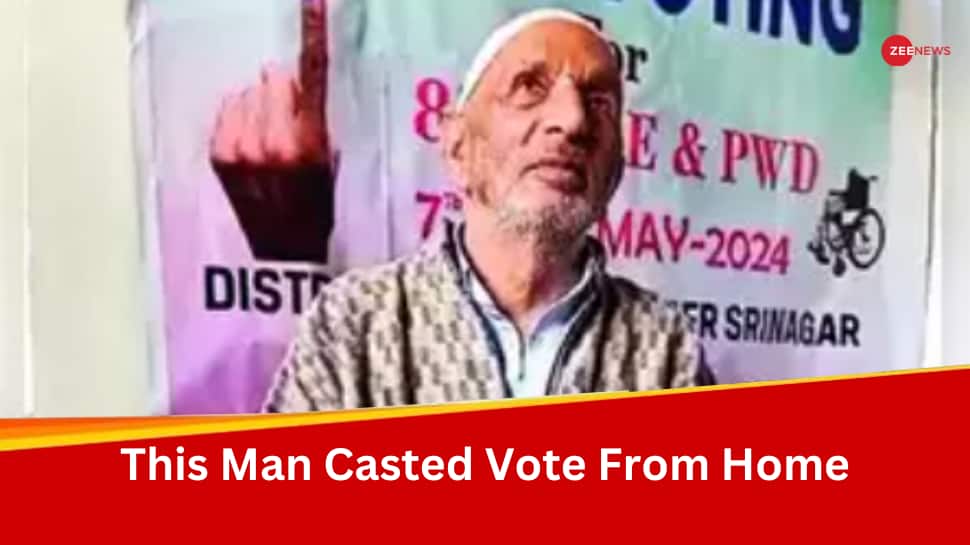 Meet Ali Rather, Visually Impaired Man, Who Casted Vote Using EC&#039;s Home Voting Facility In Kashmir 