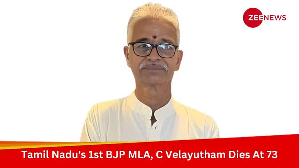 Tamil Nadus First BJP MLA, C Velayutham Dies At 73; PM Modi Offers Condolences