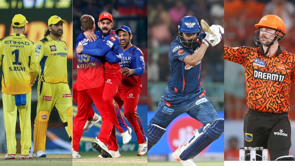 IPL 2024 Playoffs Qualification Scenarios: How Can RCB, CSK, SRH, LSG, DC, GT Make It To The Top Four? Check Here