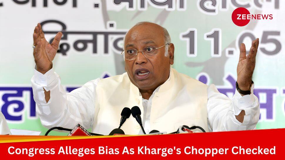 Congress Alleges Bias As Kharges Helicopter Checked In Bihar, Accuses Ballot Officers Of Focusing on Opposition Leaders