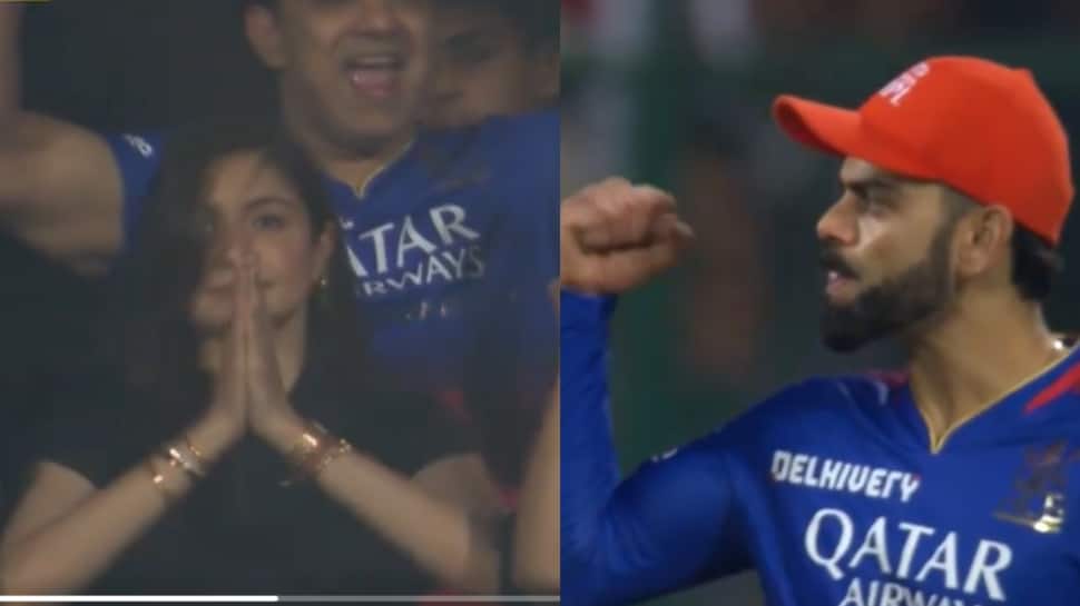 Anushka Sharma&#039;s &#039;Thank God&#039; Celebration After RCB Beat DC To Keep IPL 2024 Playoffs Hopes Alive Goes Viral; Watch