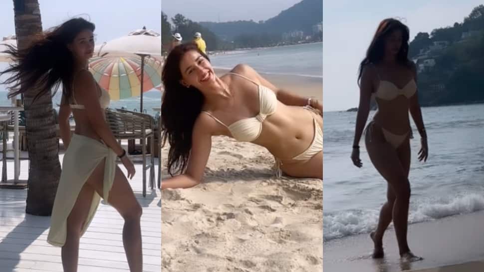 Disha Patani Slips Into Racy Bikini As She Enjoys Her Beach Vacation: Watch 