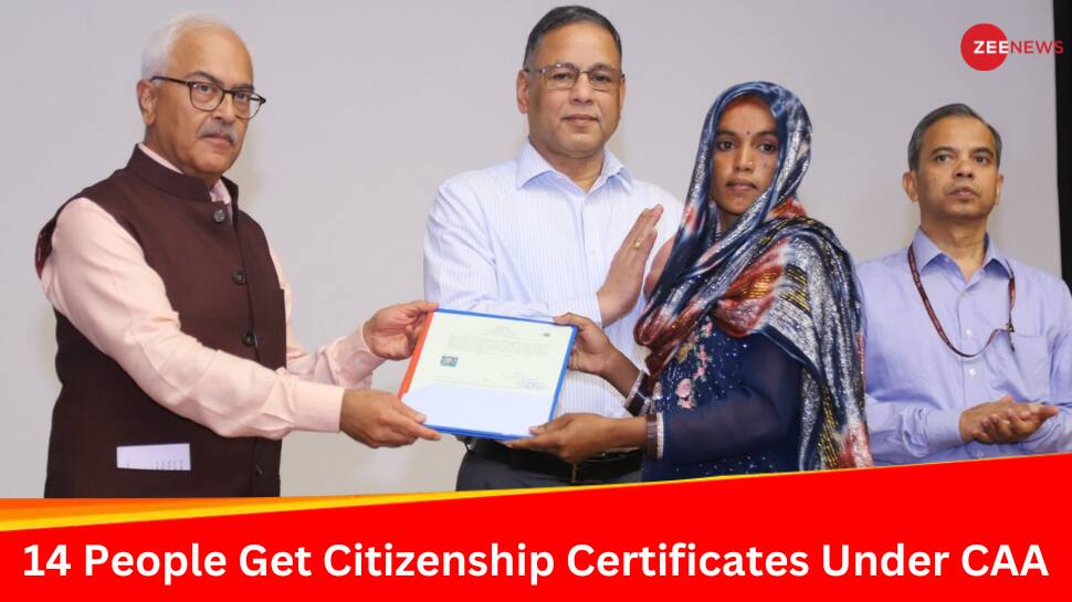 First 14 Individuals Change into Indian Residents Below CAA, Granted Citizenship Certificates