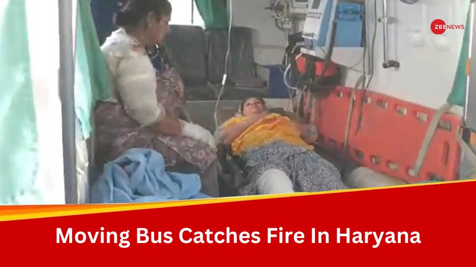10 Dead, Several Injured As Moving Bus Catches Fire In Haryana's Nuh | India News - Vimarsana News