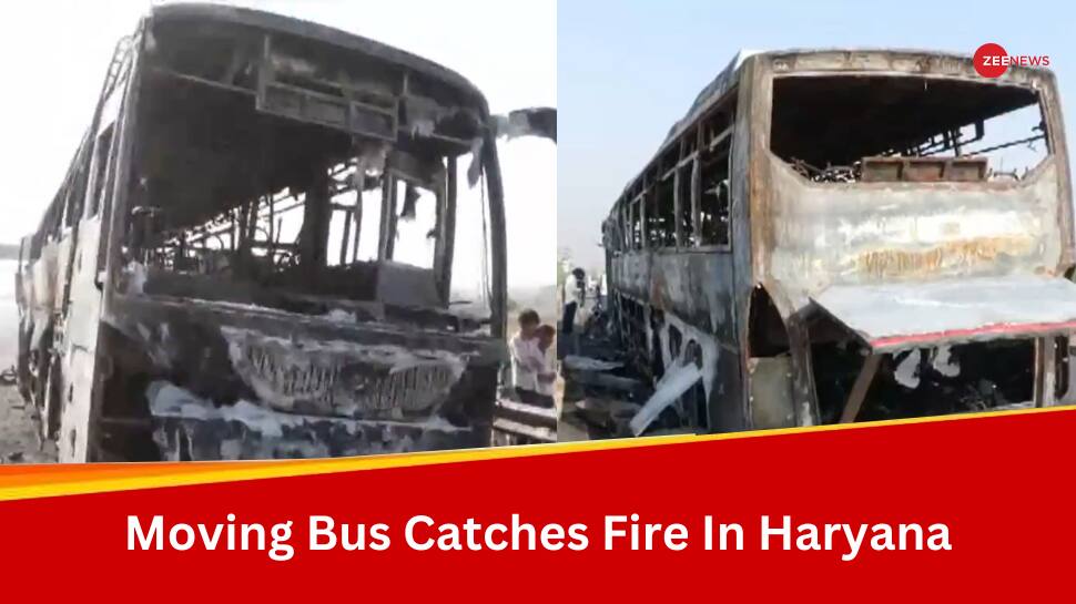 8 Dead, Several Injured As Moving Bus Catches Fire In Haryana&#039;s Nuh