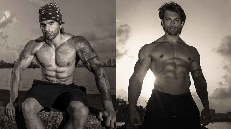 Karan Singh Grover Set Social Media Ablaze With Shirtless Pics, Flaunts His Abs! 