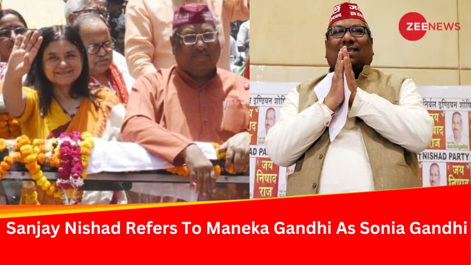 Slip Of Tongue? Sanjay Nishad Refers To Maneka Gandhi As Sonia Gandhi