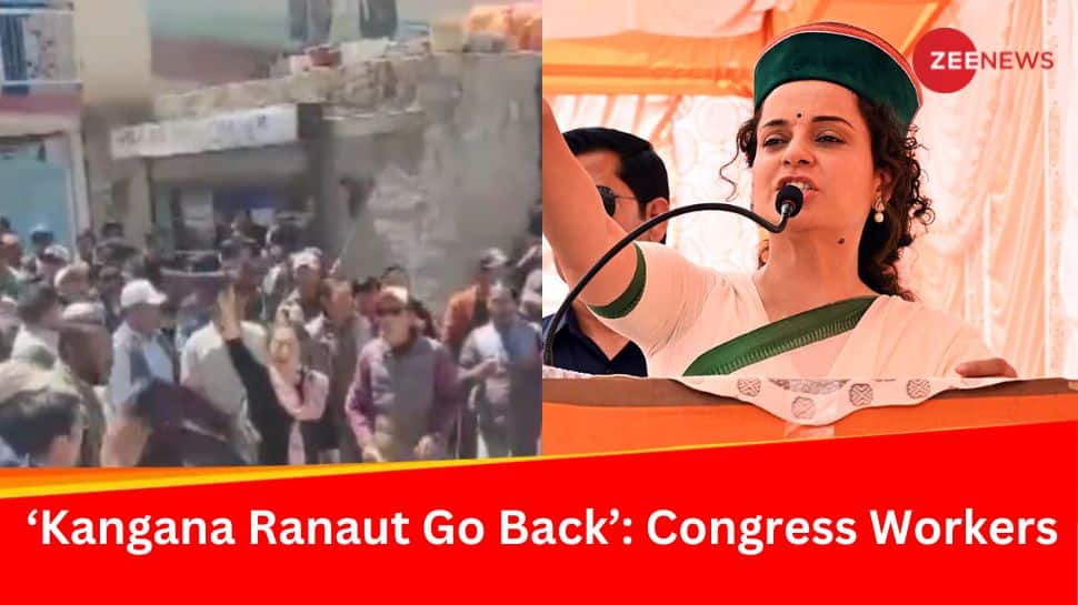 Stones Hurled On Kangana&#039;s Rally In Spiti: BJP Mandi Candidate Blames Congress