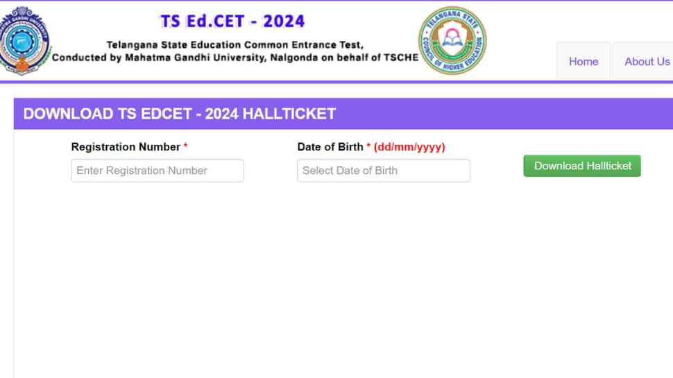 TS EdCET 2024 Hall Ticket Released At edcet.tsche.ac.in Check Direct