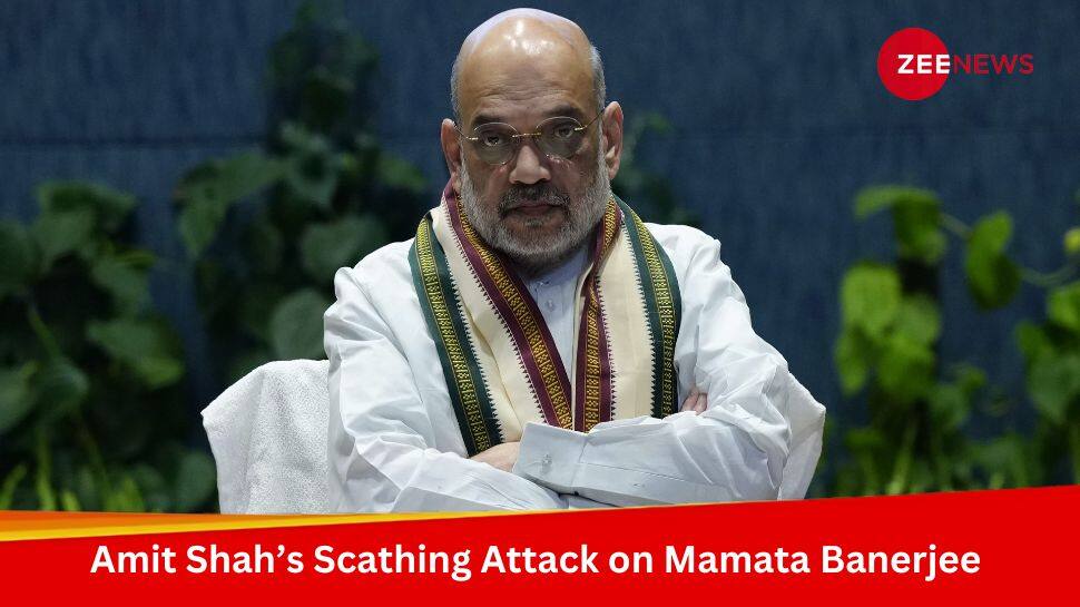 ‘Compromising National Security For Vote-Bank...&#039;: Amit Shah’s Scathing Attack on Mamata Banerjee 