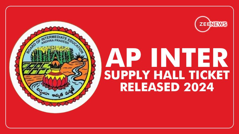 AP Intermediate Supply Hall Tickets 2024 Released At bieap.apcfss.in- Check Direct Link, Steps To Download Here