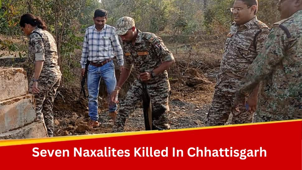 Seven Naxalites Killed In Encounter With Security Personnel In Chhattisgarh
