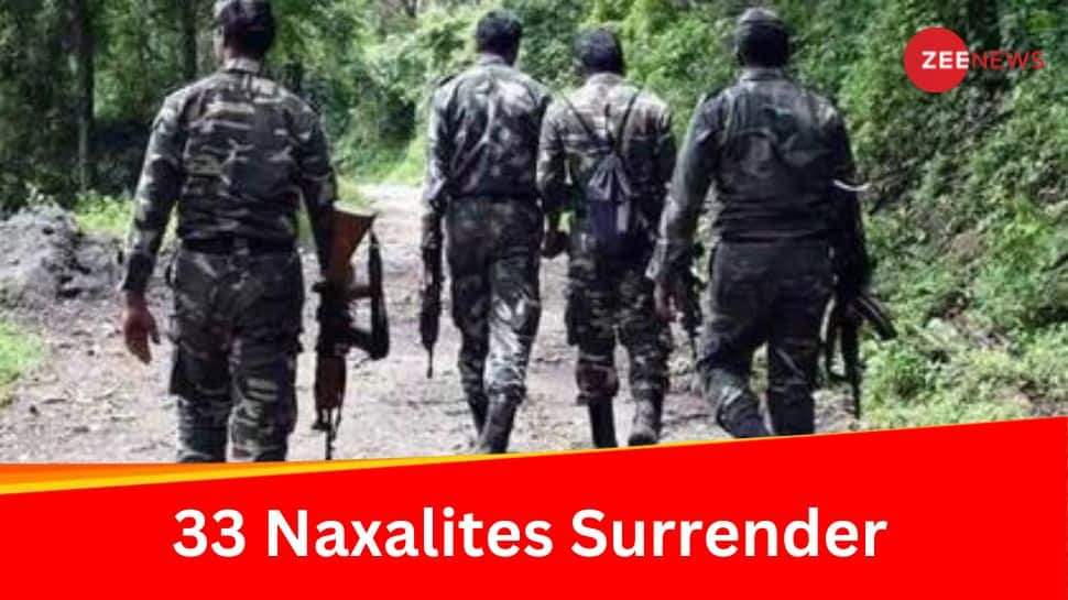 33 Naxalites Give up Earlier than Safety Forces In Chhattisgarh