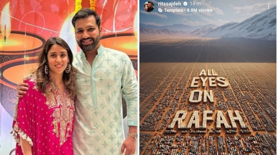 Rohit Sharmas Wife Ritika Sajdeh Deletes All Eyes On Rafah Post After Getting Trolled