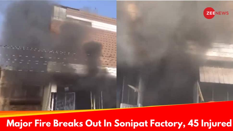 Sonipat Fire Incident: 5 Critical, 45 Injured In Massive Rubber Factory Blaze