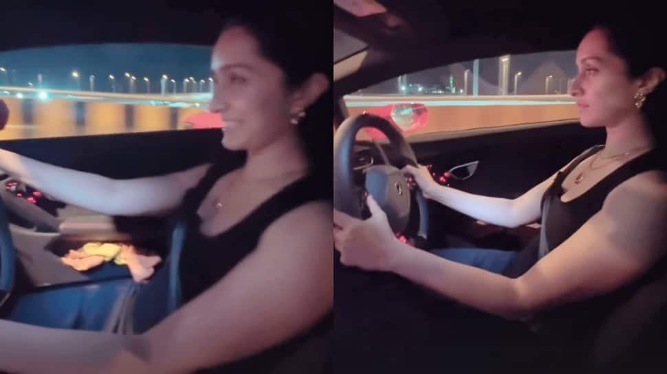 Shraddha Kapoor Drives Lamborghini Huracan Tecnica In Style And Fans Are In Love: Watch 