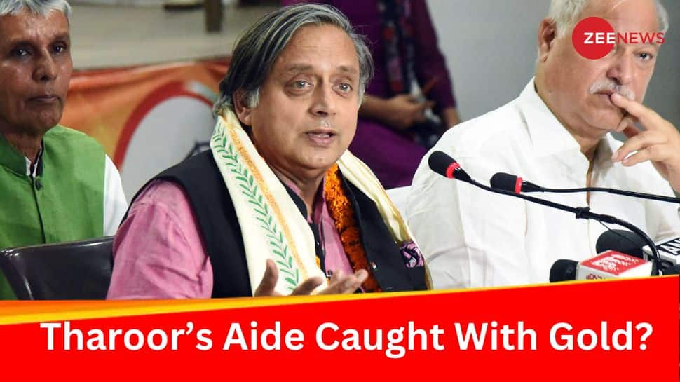 BJP Takes &#039;Alliance Of Gold Smugglers&#039; Swipe After &#039;Shashi Tharoor&#039;s Aide&#039; Caught With 500 Gram Gold