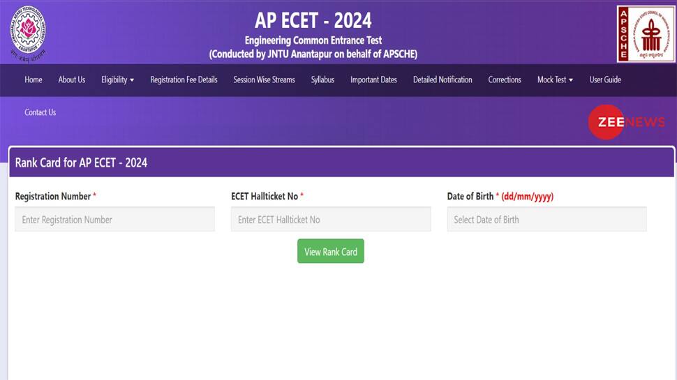 AP ECET Results 2024 Declared At cets.apsche.ap.gov.in Check Steps To