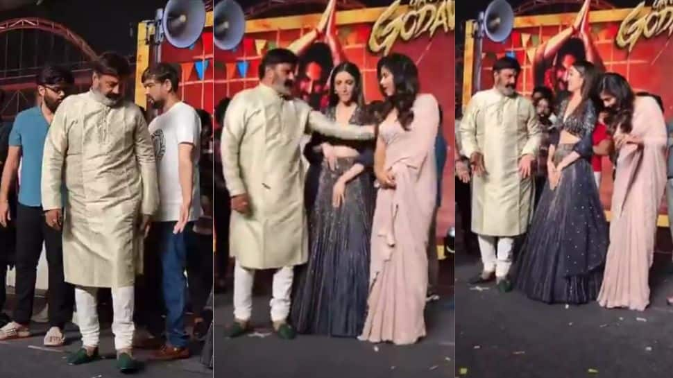 Actor-Politician Balakrishna Pushes Actress Anjali At Gangs of Godavari Event, Video Goes Viral – Watch