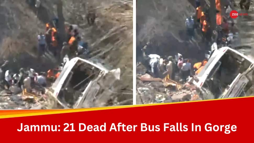 21 Dead, 40 Injured After Bus Falls Into Gorge In Jammu 