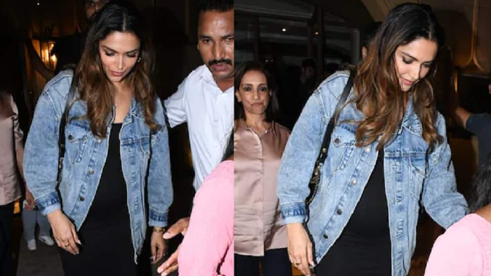 Preggers Deepika Padukone Flaunts Baby Bump In A Stunning Black Dress: Watch 