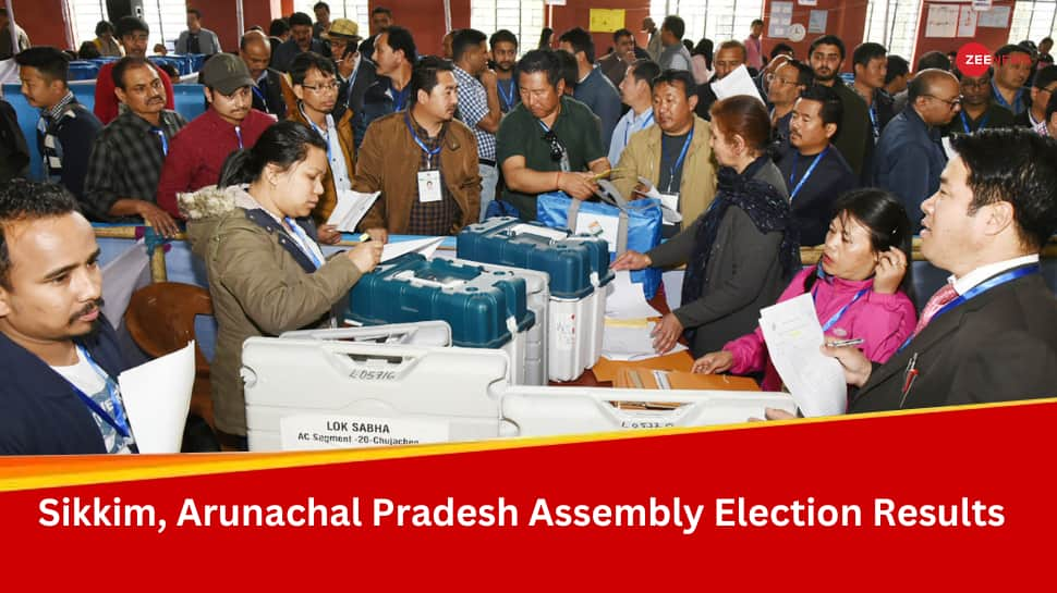 Assembly Election Results: BJP Retains Power In Arunachal, SKM Sweeps Poll In Sikkim