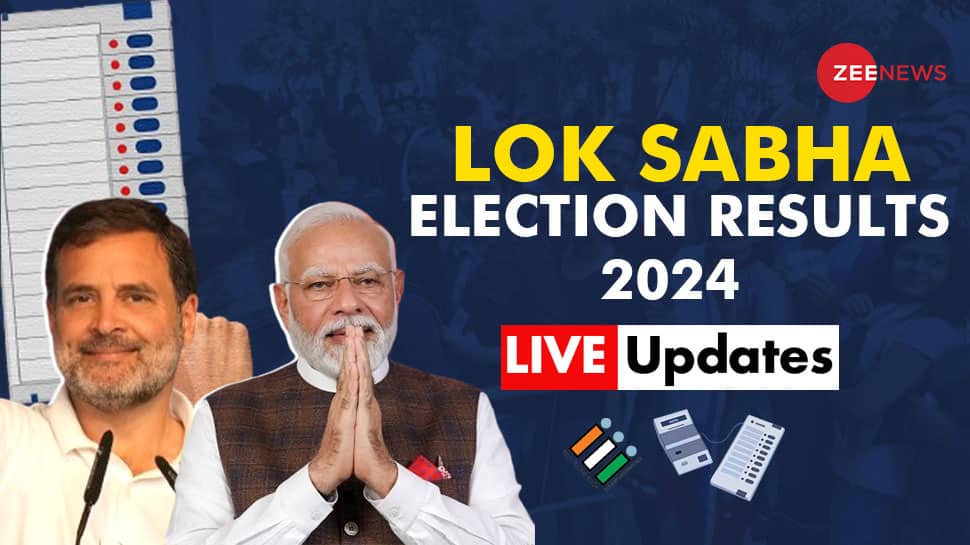 Lok Sabha Chunav Result LIVE Updates NDA (295) IND (219) Congress