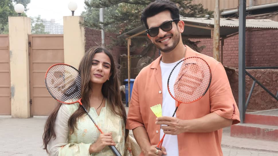 Pyar Ka Pehla Adhyaya: Shiv Shakti Stars Arjun Bijlani, Nikki Sharma Took Badminton Break On Sets 