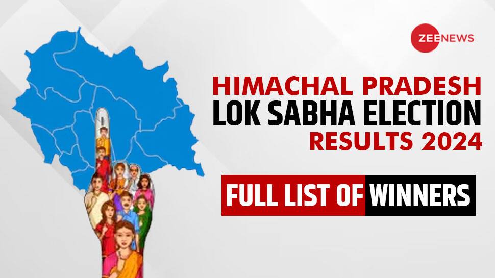  Himachal Pradesh Election Results 2024: Check Full List of Winners-Losers Candidate Name, Total Vote Margin