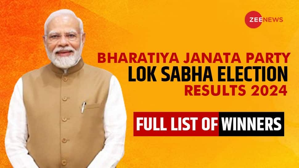 BJP Election Results 2024: Check Full List of Winners Candidate Name ...