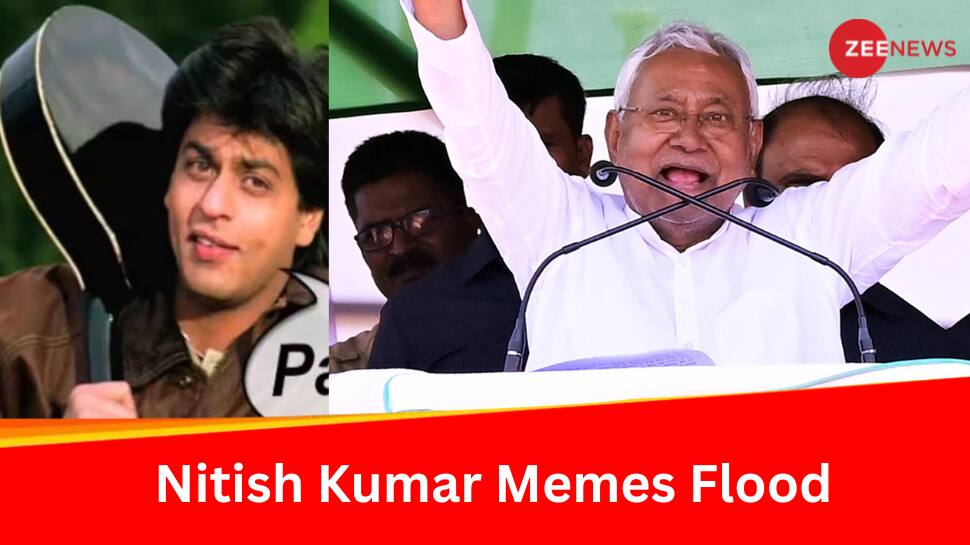 Nitish Kumar Filp Flop Memes Flood On Social Media After Lok Sabha Election Results