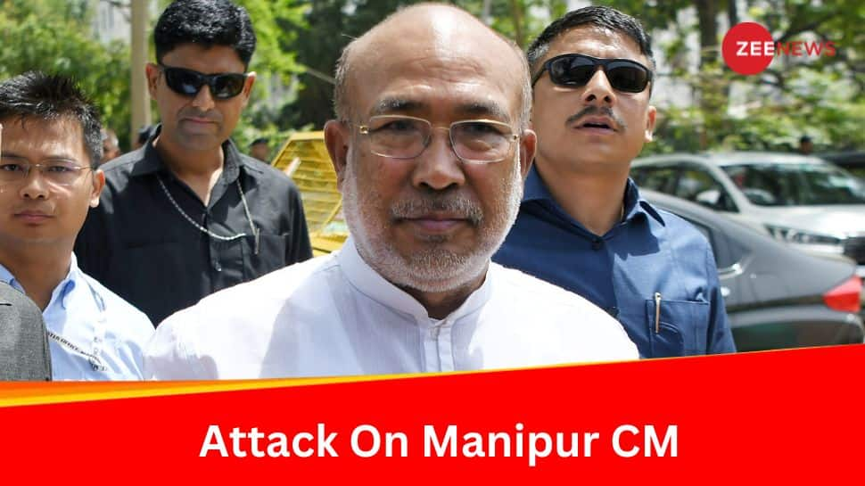 Manipur CM Biren Singhs Convoy Attacked, Security Personal Injured