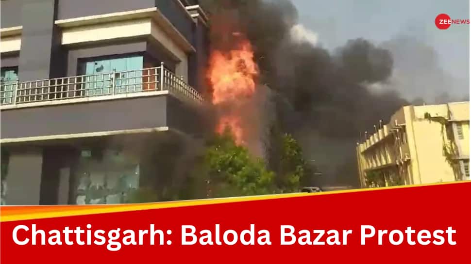 Satnami Community Sets Collector&#039;s Office On Fire In Chhattisgarh&#039;s Baloda Bazar - Watch Video