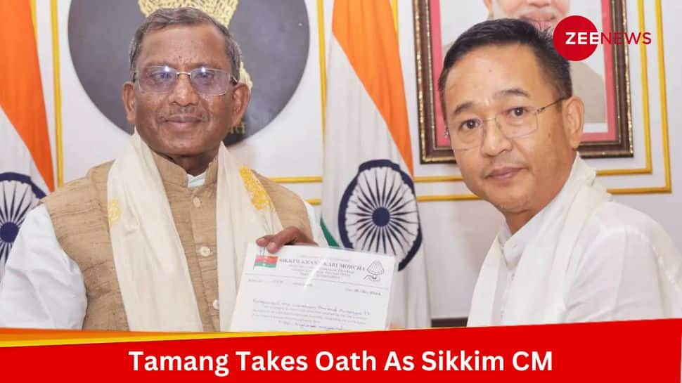 Prem Singh Tamang Takes Oath As Sikkim Chief Minister For Second Consecutive Term 