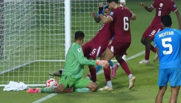 Qatar&#039;s Dubious Goal Ends India&#039;s FIFA World Cup 2026 Dream, Video Goes Viral - Watch