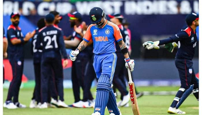 Virat Kohli Records 1st-Ever Golden Duck In T20 World Cup, Saurabh Netravalkar Strikes Gold; Video Goes Viral - Watch