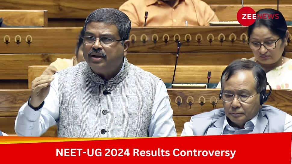 NEET-UG Results Row: Education Minister Dharmendra Pradhan Denies Paper Leak; Congress Says... 