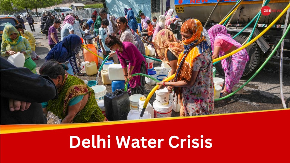 Delhi Water Crisis: AAP Leaders Atishi Marlena, Raghav Chadha, Meet ...