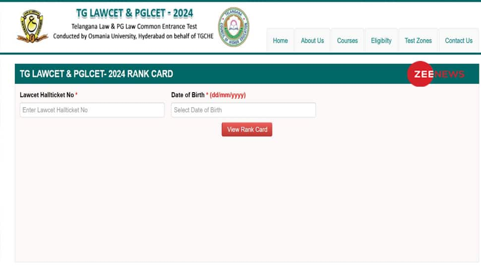 TS LAWCET, PGLCET Result 2024 Declared At lawcet.tsche.ac.in- Check Direct Link, Steps To Download Here