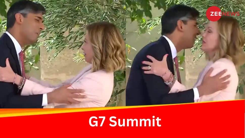 G7 Summit: Awkward Greeting Moment Between British PM Sunak and Italy&#039;s Meloni Goes Viral; Watch